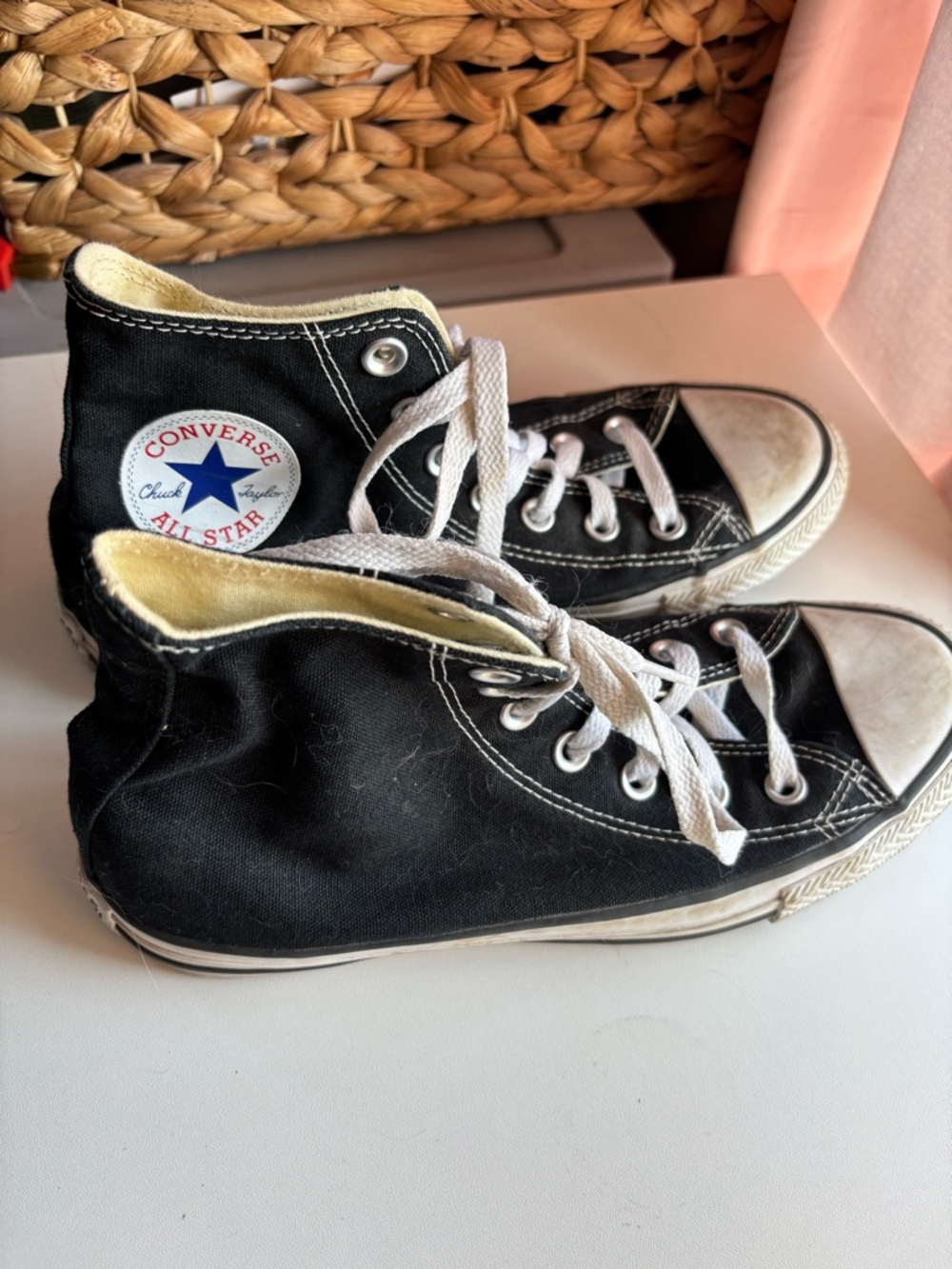 Black high top converse - Picture 2 of 3